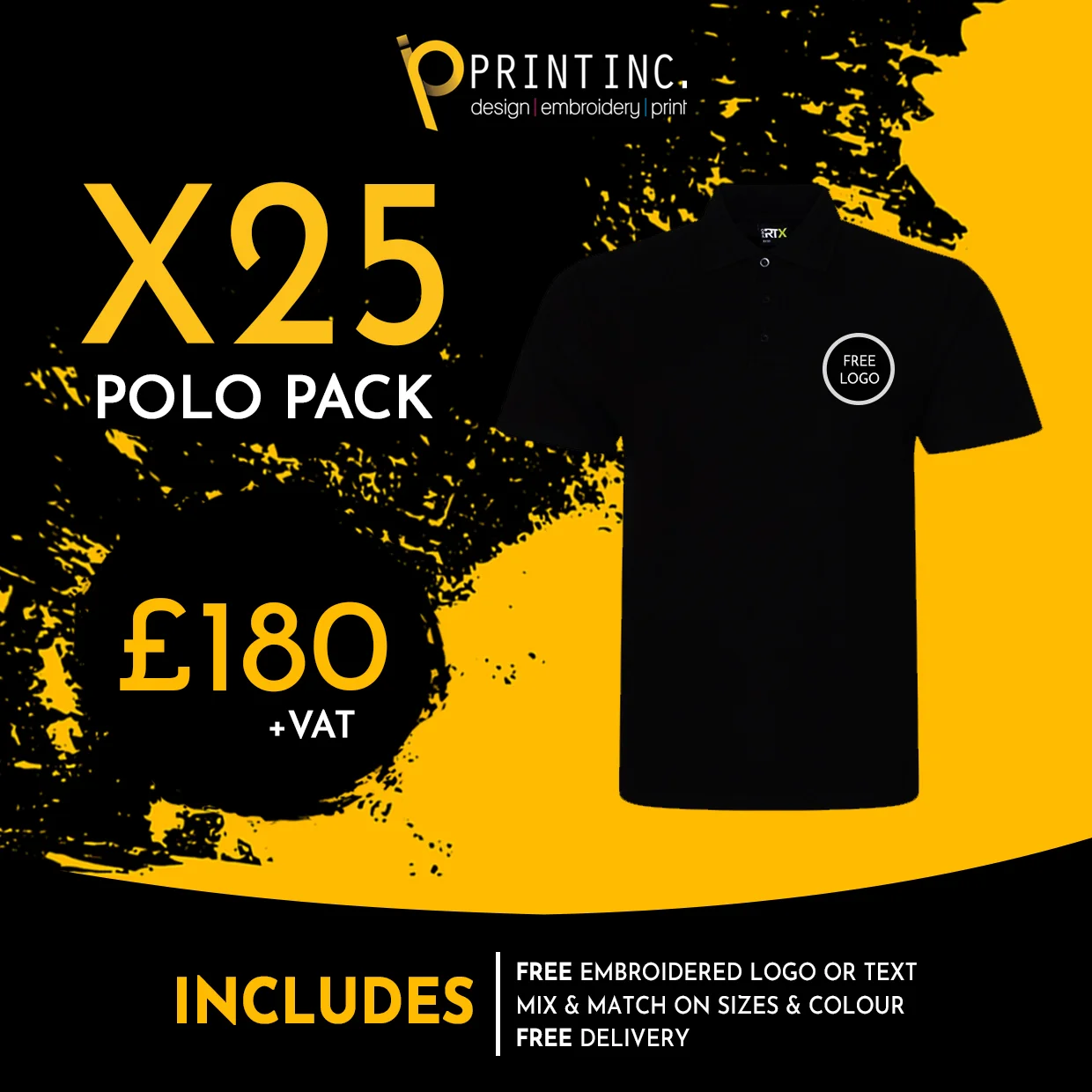 X25 Essential Polo Pack + FREE LOGO - Image 5