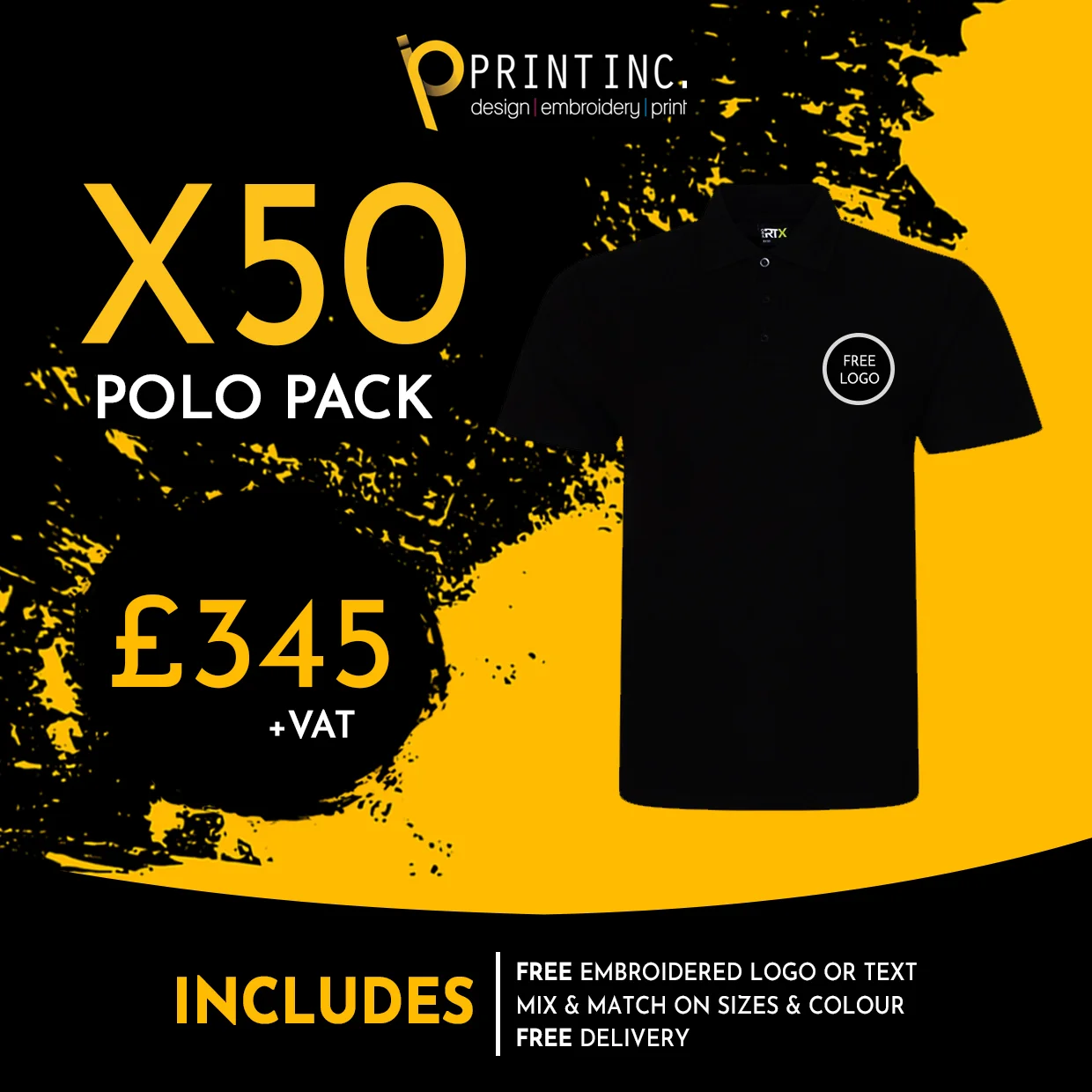 X50 Essential Polo Pack + FREE LOGO - Image 5
