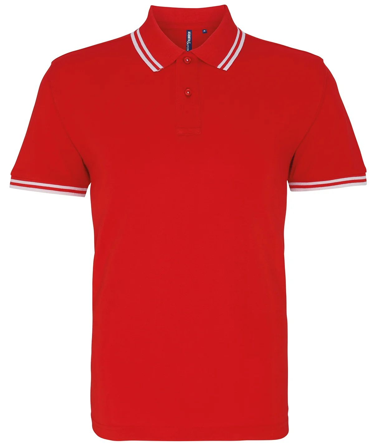 AQ011 Men's classic fit tipped polo - Image 6