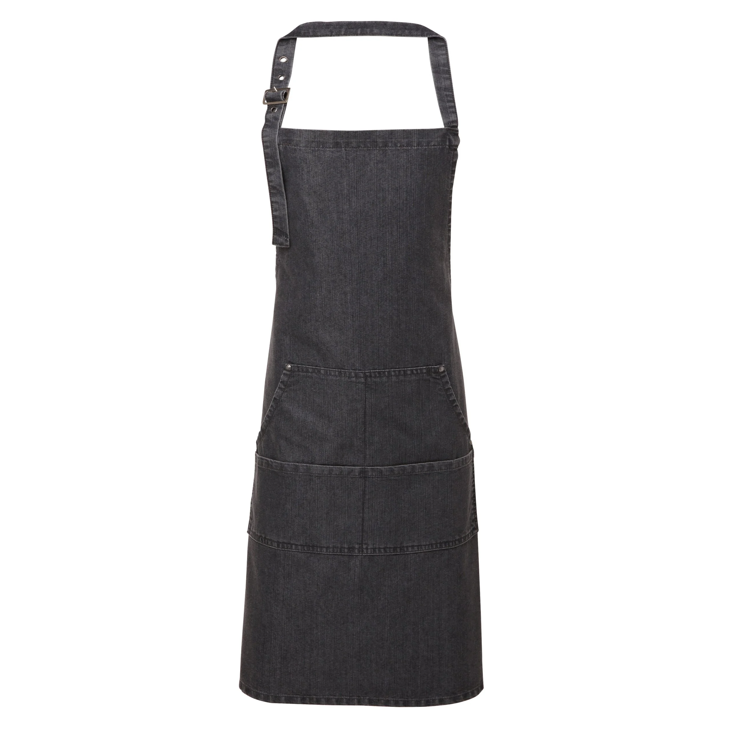 PR126 Jeans stitch bib apron