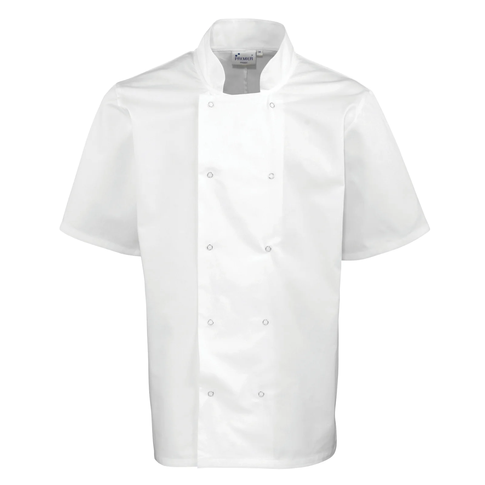 PR664 Studded front short sleeve chef's jacket - Image 2