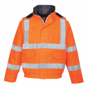 S773 - Bizflame Rain Hi-Vis Antistatic FR Bomber Jacket
