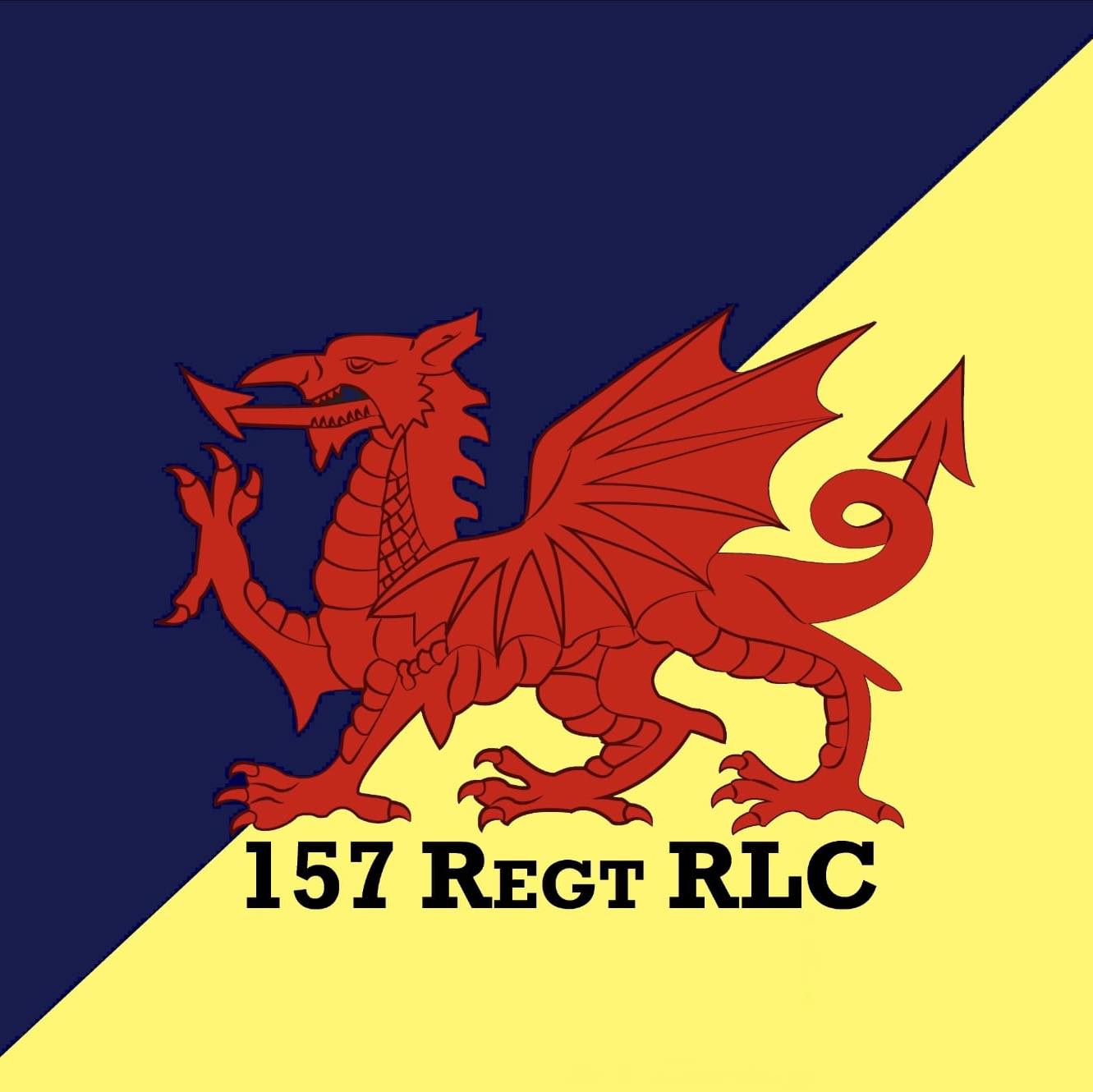 157 Welsh Regiment RLC β Print Inc Embroidery & Print